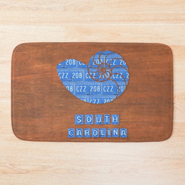 Item preview, South Carolina License Plate Seashell designed and sold by Elisabeth Lucas.