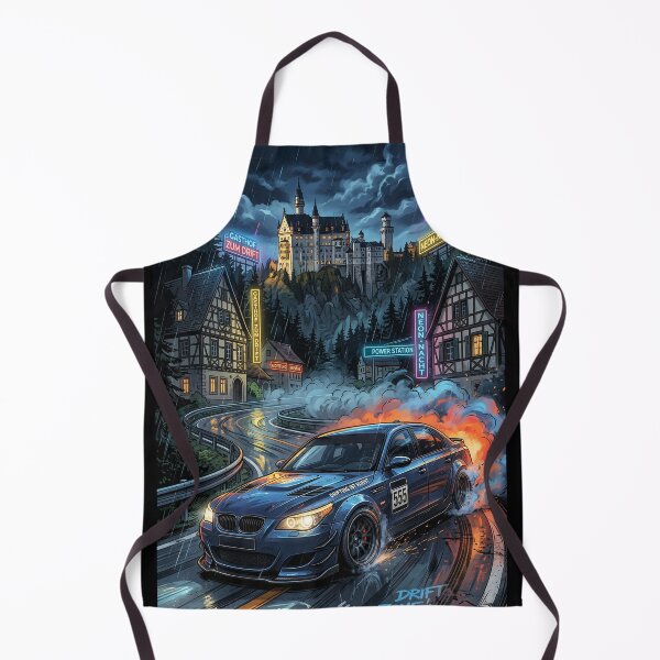 Item preview, Night Drift Racing Car Near Medieval Castle designed and sold by RevUpDesign.