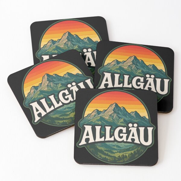 Item preview, Allgau Bavaria Retro Travel designed and sold by TomFrontierArt.