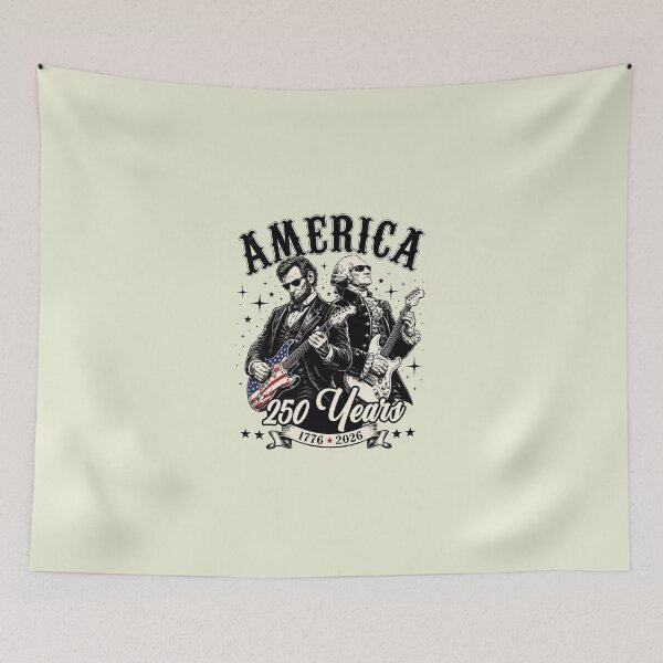 Item preview, George Washington Lincoln Playing Guitar Abe Lincoln 250th designed and sold by Schroedingerska.