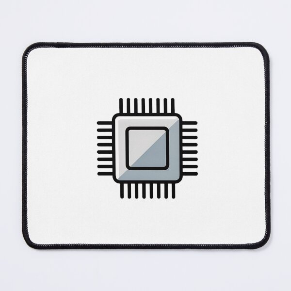 Item preview, Minimalist Microchip Icon – Clean Semiconductor Tech Design designed and sold by ArcticFoxStudio.
