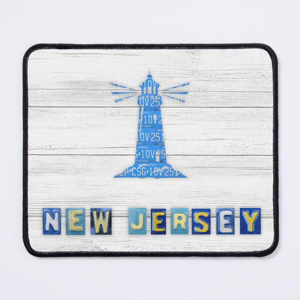 Item preview, New Jersey License Plate Lighthouse designed and sold by Elisabeth Lucas.