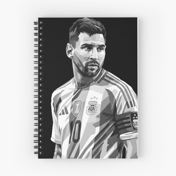 Item preview, Messi grayscale  designed and sold by Japanese art.