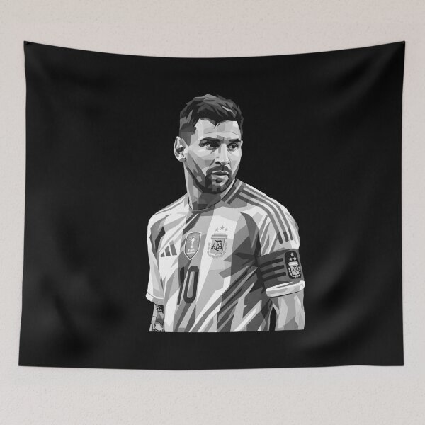 Item preview, Messi grayscale  designed and sold by Japanese art.