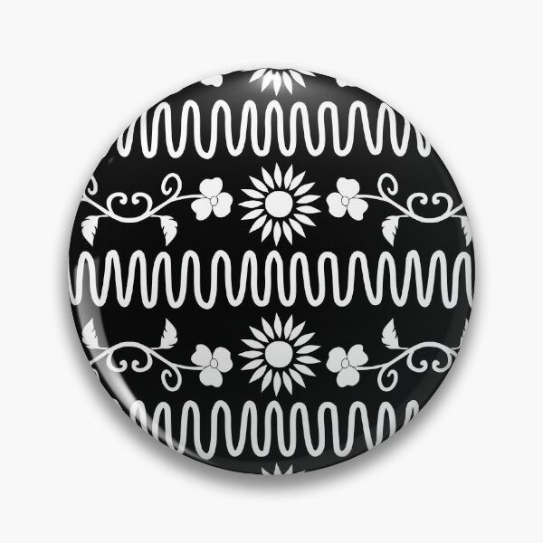 Item preview, Elegant Black and White Floral Seamless Pattern designed and sold by PAWIRADA.