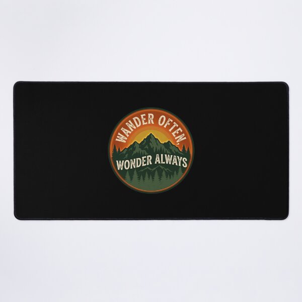 Item preview, Wander Often Wonder Always Mountain designed and sold by KaysonSmith.