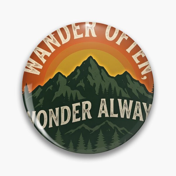 Item preview, Wander Often Wonder Always Mountain designed and sold by KaysonSmith.