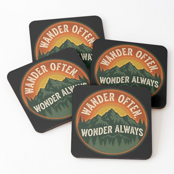 Item preview, Wander Often Wonder Always Mountain designed and sold by KaysonSmith.