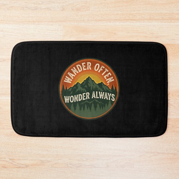 Item preview, Wander Often Wonder Always Mountain designed and sold by KaysonSmith.