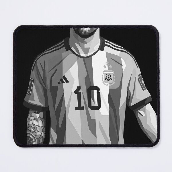 Item preview, Messi grayscale designed and sold by Japanese art.