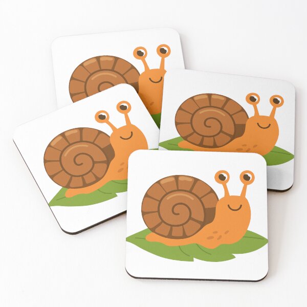 Item preview, Orange Snail with Brown Spiral Shell designed and sold by BetweenForms.