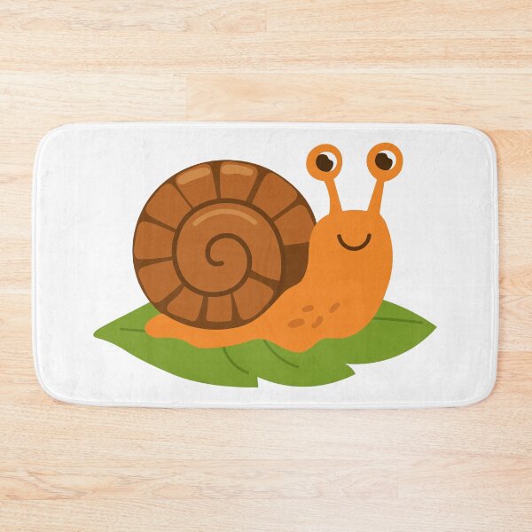 Item preview, Orange Snail with Brown Spiral Shell designed and sold by BetweenForms.