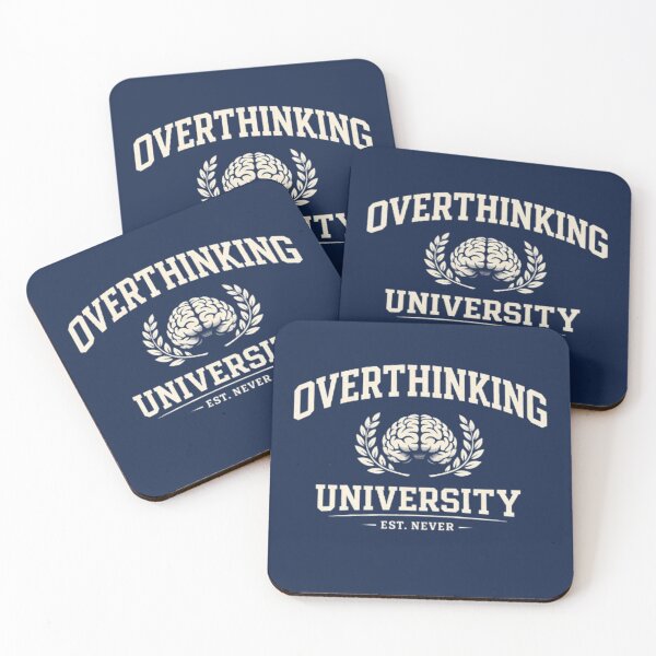 Item preview, Overthinking University Shirt – Funny Mental Health Collegiate Tee | Sarcastic Aesthetic Design designed and sold by Youpiworld.