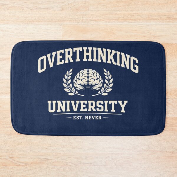 Item preview, Overthinking University Shirt – Funny Mental Health Collegiate Tee | Sarcastic Aesthetic Design designed and sold by Youpiworld.