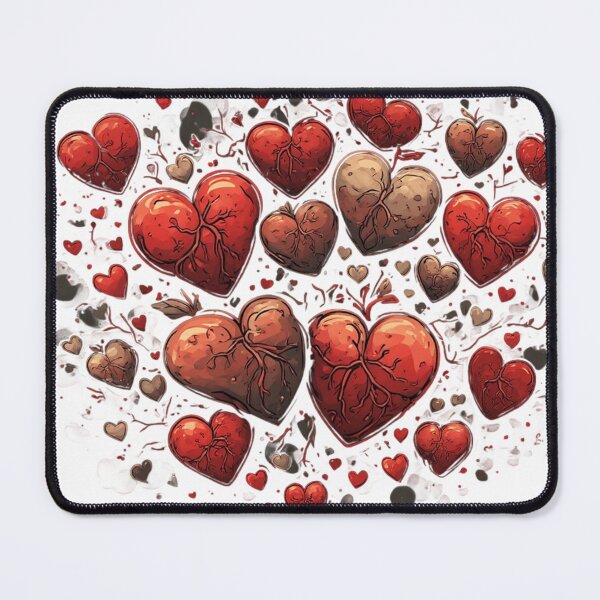 Item preview, Cute Tiny Red Hearts Pattern Aesthetic Sticker designed and sold by insiya-art.