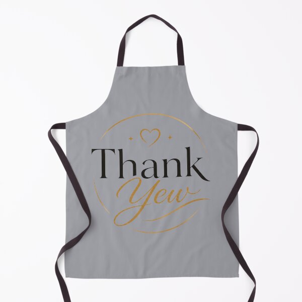 Item preview, Elegant Thank Yew Gold Glitter Heart Design designed and sold by Log77.