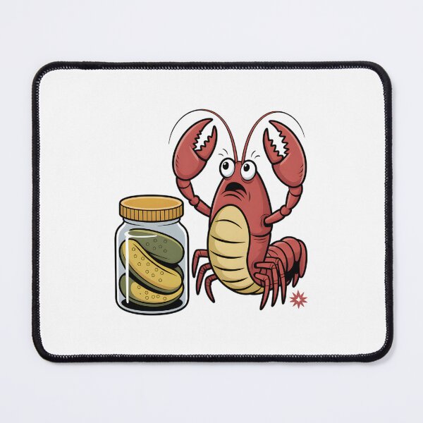 Item preview, Crawfish With Pickle Jar designed and sold by AbanoubStore.
