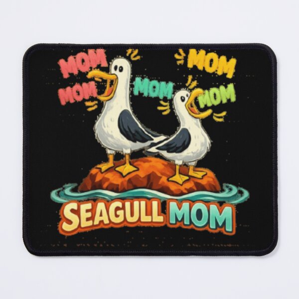 Item preview, Funny Seagull Mom Typography • Cute Coastal Bird Mother’s Day Gift designed and sold by Youpiworld.