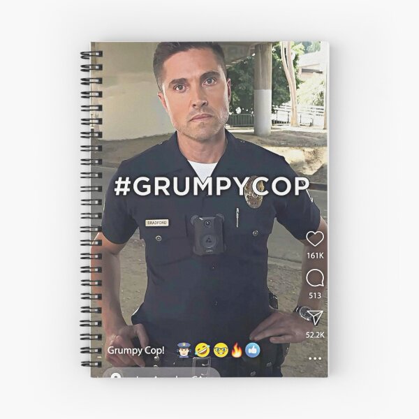 Item preview, The Rookie: Grumpy Cop designed and sold by PopCultureArtShop.