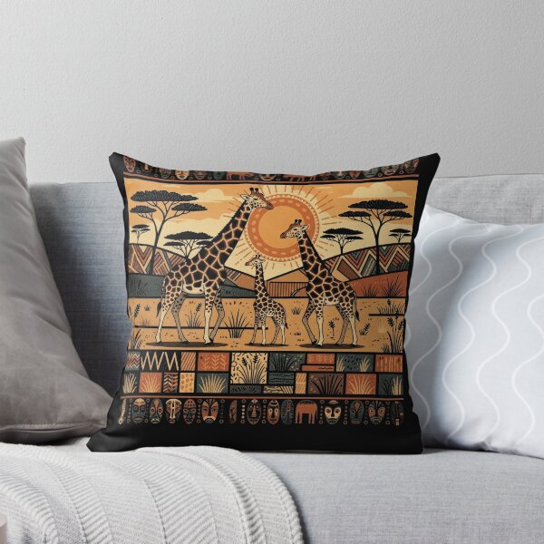 Item preview, African Savanna Giraffe Family Wildlife designed and sold by d247.