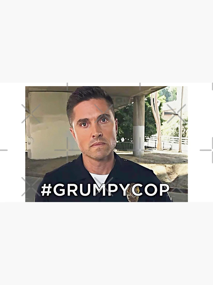 Thumbnail 3 of 3, Cap, The Rookie: Grumpy Cop designed and sold by PopCultureArtShop.
