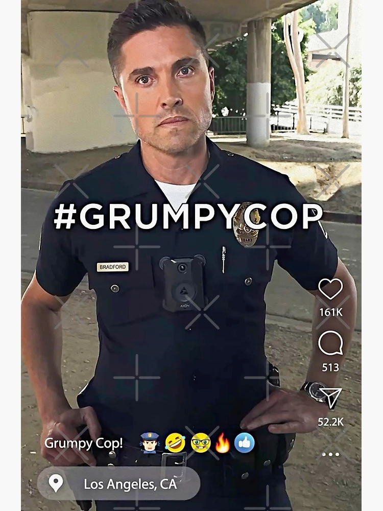 Thumbnail 3 of 3, Poster, The Rookie: Grumpy Cop designed and sold by PopCultureArtShop.