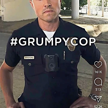 Artwork thumbnail, The Rookie: Grumpy Cop by PopCultureArtShop