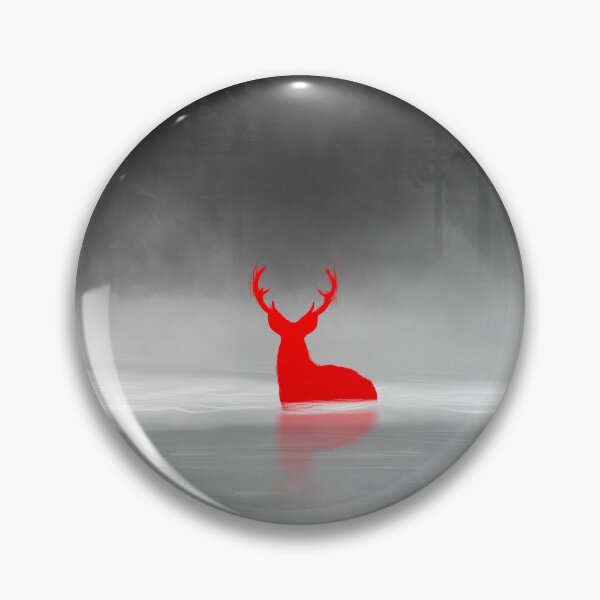 Item preview, Red Deer In Silent Lake designed and sold by Ola-urb.
