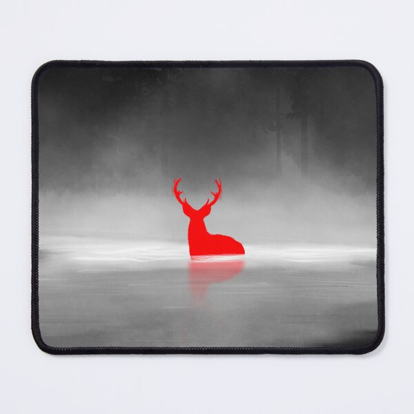 Item preview, Red Deer In Silent Lake designed and sold by Ola-urb.