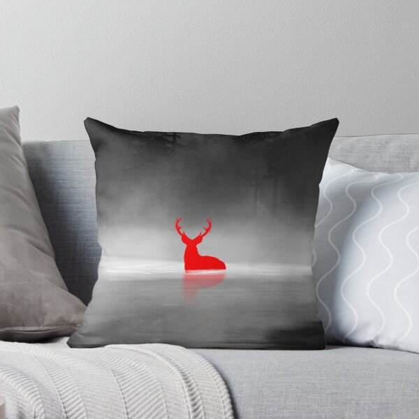 Item preview, Red Deer In Silent Lake designed and sold by Ola-urb.