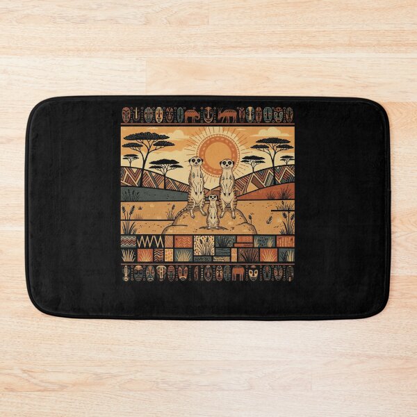Item preview, Meerkat Family African Safari Wildlife Savanna designed and sold by d247.