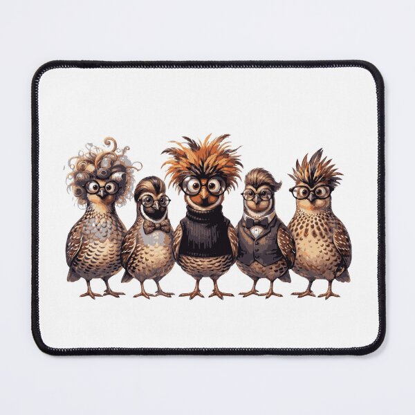 Item preview, Cool Quail Gang | Funny feathered friends with glasses designed and sold by KreativerTraum.