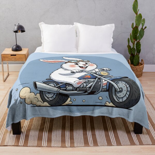 Item preview, Funny Rabbit Meme Humor Collection - Biker Bunny Motorcycle Meme Cartoon Rabbit designed and sold by MiraLumeStudio.