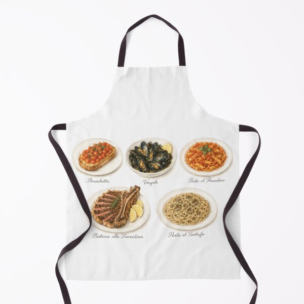Item preview, Italian Cuisine Poster – Tuscan Specialties designed and sold by JOANNASKAH.