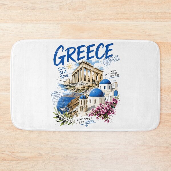 Item preview, Greece – Sun, Sea & Soul designed and sold by Countries&Cities Shop.