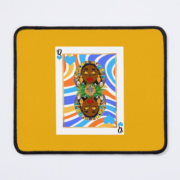 Item preview, Oshun Retro Veve Swirls Playing Card designed and sold by artbyomega.