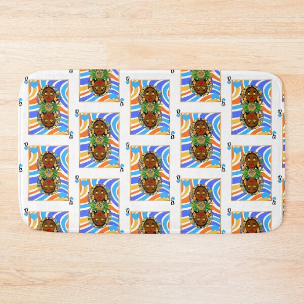 Item preview, Oshun Retro Veve Swirls Playing Card designed and sold by artbyomega.
