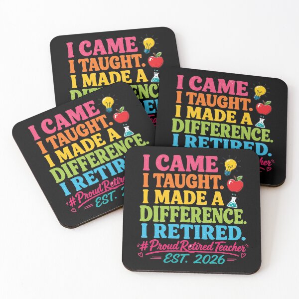 Item preview, I Came I Taught I Made a Difference Retired Teacher 2026 designed and sold by OndaLifeCo.