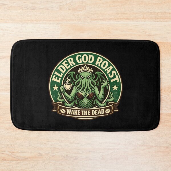 Item preview, Elder God Roast – Wake The Dead Retro Horror Coffee  designed and sold by SidTastic .
