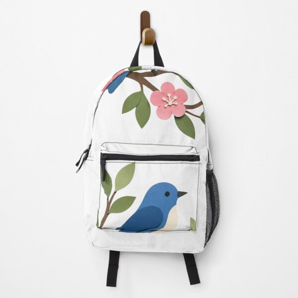 Item preview, Minimal Paper Cut Bird & Floral Design | Scandinavian Nature Art Illustration designed and sold by Sanika arts .