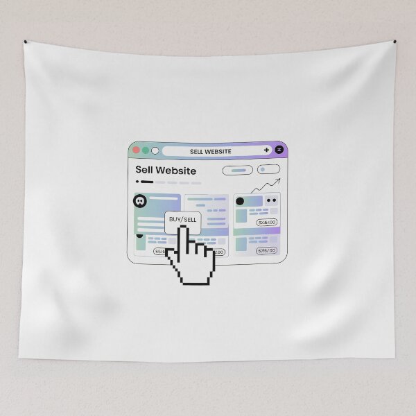 Item preview, Sell Website UI Design – Digital Marketplace, Buy & Sell Web Apps Illustration designed and sold by ArcticFoxStudio.