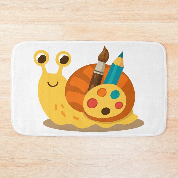 Item preview, Artist Snail with Paint Palette designed and sold by BetweenForms.