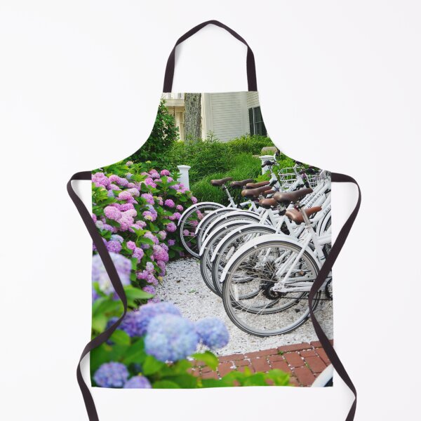Item preview, Hydrangeas of Edgartown - White Bicycles Surrounded by Ombre Blooms designed and sold by Loveisthebtwd.
