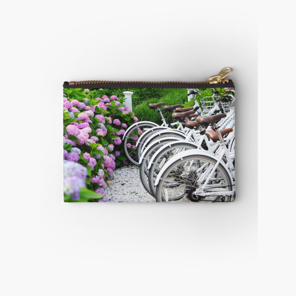 Item preview, Hydrangeas of Edgartown - White Bicycles Surrounded by Ombre Blooms designed and sold by Loveisthebtwd.