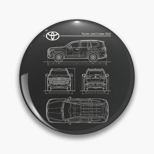Item preview, 2022 Toyota Land Cruiser LC300 Blueprint 4x4 Off-Road Outline designed and sold by Motorline44.