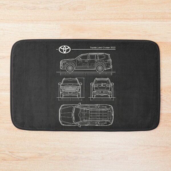Item preview, 2022 Toyota Land Cruiser LC300 Blueprint 4x4 Off-Road Outline designed and sold by Motorline44.