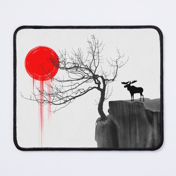 Item preview, Crimson Sun Over Silent Cliff designed and sold by Ola-urb.