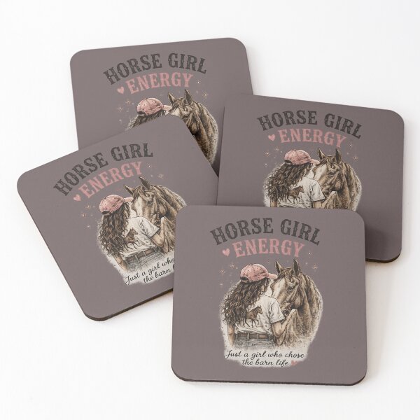 Item preview, Horse Girl Energy – Barn Life Western Cowgirl Design designed and sold by  QuarterHorseArt by Just my Studio.