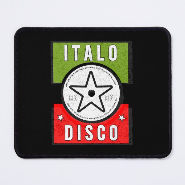 Item preview, Vintage Italo Disco Fan - 80s Retro Distressed Design Black designed and sold by Graphroad.