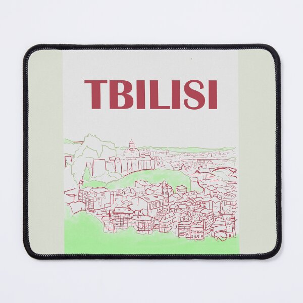 Item preview, Tbilisi Georgia City Skyline Sketch Art Illustration designed and sold by Kapsula2023.